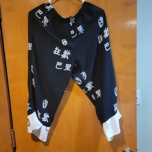 Bamboo Forest Women Pants Capris Size S